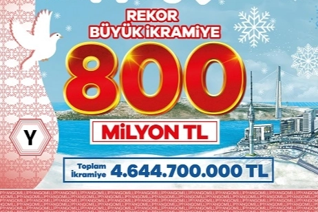 800 milyon TL ikramiyeli yılbaşı biletleri dağıtıma çıkıyor