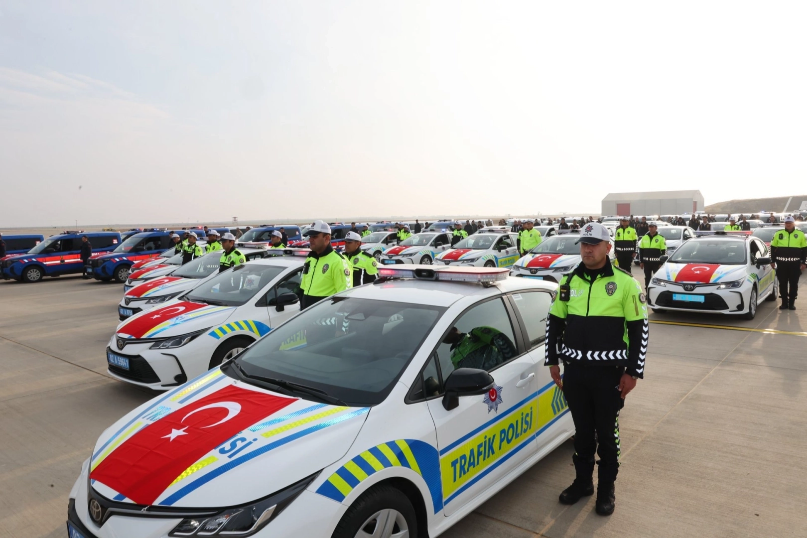 Adıyaman’da güvenlik gücü artıyor! 116 yeni araç hizmete alındı