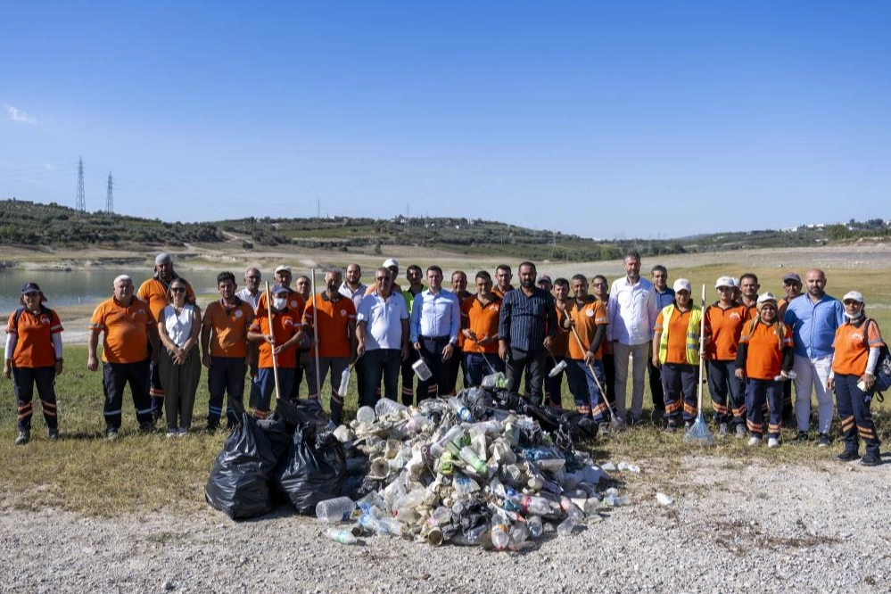 Mersin Berdan Barajı’nda temizlik seferberliği
