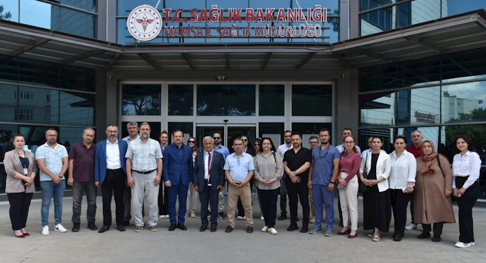 Filistine Destek Platformu Manisa İl Sağlık Müdürlüğünde İsrail zulmüne 